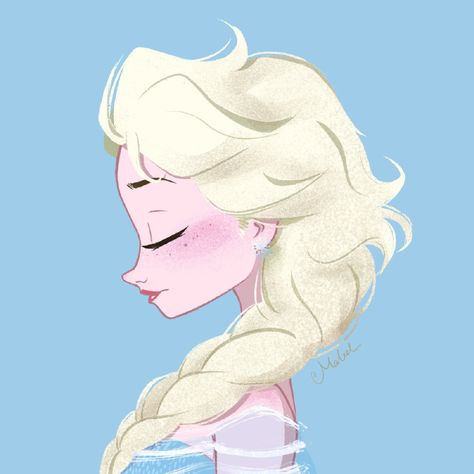 #princessdisney #art Elsa Drawing, Disney Royalty, Royalty Art, Frozen Art, Walt Disney Characters, Doraemon Cartoon, Cute Disney Pictures, Disney Elsa, Princess Drawings