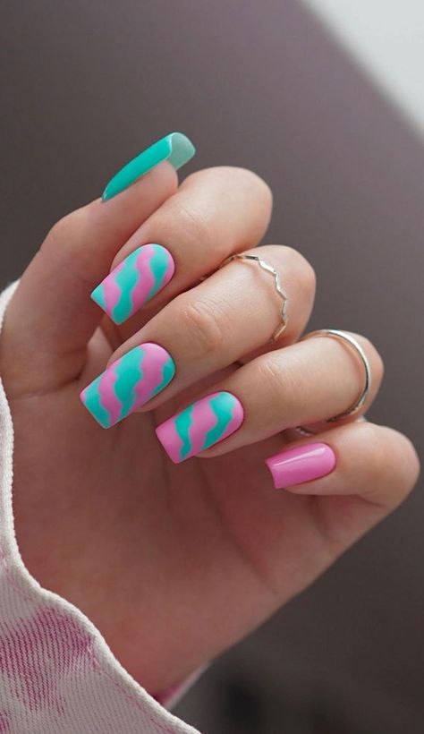 french nails, spring nails, nail art designs, almond nails, nail colour ideas, nail ideas 2023, short nail designs Colour Nail Ideas, Gel Nail Designs For Fall, Nail Ideas Designs, Nails Inspiration Simple, Nail Designs For Fall, Hot Nail Designs, Nail Tip Designs, Latest Nail Designs, Turquoise Nails