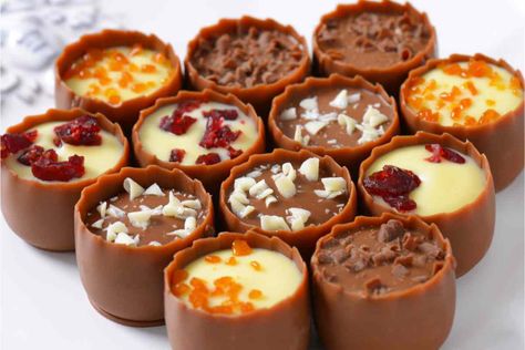 Chocolate Cup Desserts, Chocolate Dessert Cups, Easy Chocolate Dessert, Easy Chocolate Desserts, Mini Dessert, Chocolate Dessert, Chocolate Cups, Dessert Cups, Baking Cups