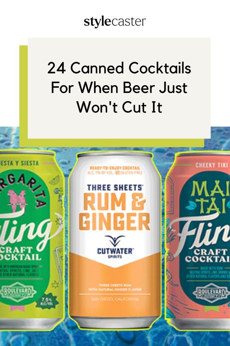 Canned cocktails are more popular than ever, and it’s now possible to buy pretty much any cocktail pre-made and ready to pack in a cooler. Pre Made Cocktails, Canned Cocktails, Delicious Cocktails, Cut It, Drink Recipes, Pretty Much, Food Blogger, Rum, Good Food