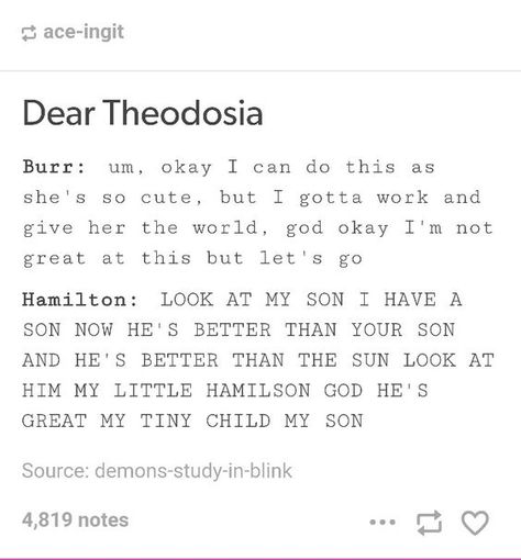 Hamilton Theodosia, Hamilton Ships, Dear Theodosia, Duck Meme, Hamilton Lin Manuel Miranda, Hamilton Lin Manuel, Hamilton Fanart, Aaron Burr, Hamilton Funny