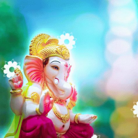 Happy Ganesh Chaturthi GIF - HappyGaneshChaturthi - Discover & Share GIFs Happy Ganesh Chaturthi Gif, Ganesha Gif, Ganesh Chaturthi Gif, Ganesh Photos, Goddess Parvati, Holiday Gif, Happy Ganesh Chaturthi Images, Good Morning Beautiful Gif, Ganesh Chaturthi Images