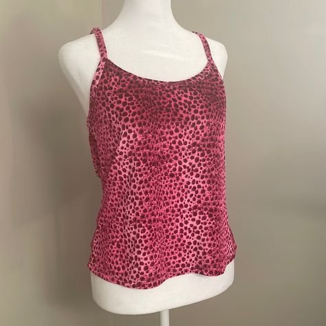 Pink Leopard Print Top, 2000s Cheetah Print Outfit, Y2k Cheetah Print, Cheetah Print Pink Top, 2000s Fashion Cheetah Print, Cheetah Print Tank Top, Cheetah Top, Hot Pink Leopard Print, Scene Clothes