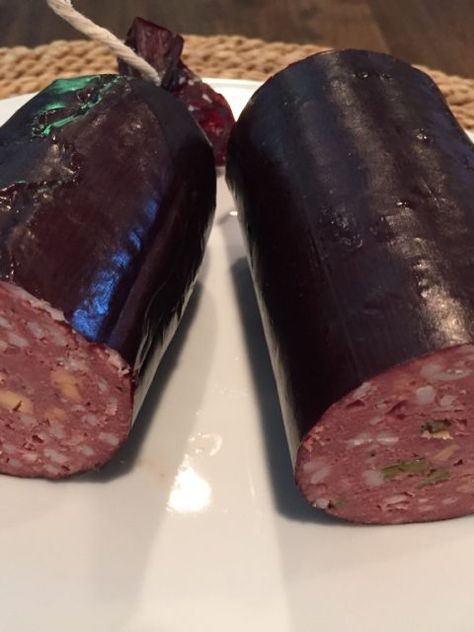 Venison Summer Sausage Recipe Smoked, Venison Summer Sausage, Venison Summer Sausage Recipe, Snack Stick Recipe, Deer Jerky Recipe, Homemade Summer Sausage, Deer Sausage, Venison Sausage Recipes, Summer Sausage Recipes