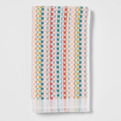 Multi Striped Sonoma Bath Towel - Opalhouse™ : Target Embroidered Bath Towels, Organic Bath Products, Air Bnb, Towel Pattern, College Apartment, Bathroom Kids, Room Essentials, Soft Towels, Linen Closet