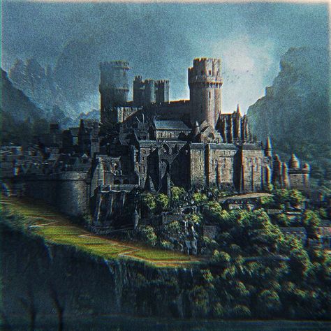 ASOIAF Castles Fantasy Castle Art, City Fantasy Art, Art Of The Day, Old Castle, Art Showcase, Castle Art, 다크 판타지, Fantasy City, Fantasy Castle