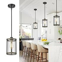 Kitchen Island Industrial, Black Pendant Light Kitchen, Pendant Lights For Kitchen Island, Pendant Lights Kitchen Island, Lights For Kitchen Island, Pendant Lights For Kitchen, Kitchen Cabinet Inspiration, Lights For Kitchen, Glass Pendant Lights