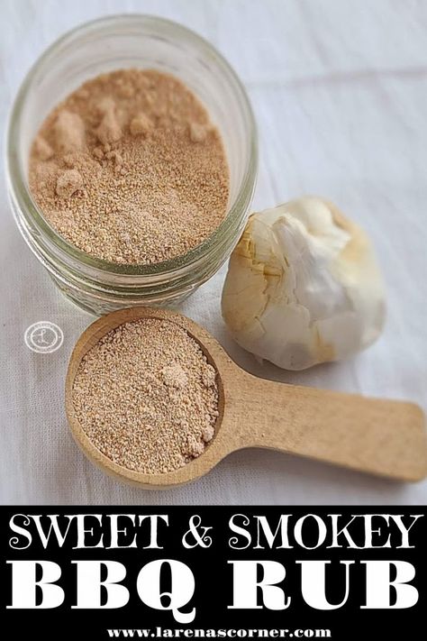 Smokehouse Maple Seasoning Recipe, Midsummer Recipes, Bbq Rub Recipe, Spice Rubs, Maple Recipes, Syrup Recipes, Dry Rubs, Dry Mixes, Meat Rubs