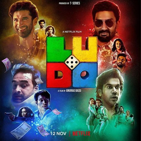 LUDO 2020 Ludo Movie, Rohit Saraf, Pankaj Tripathi, Rajkummar Rao, Netflix India, Anurag Basu, Abhishek Bachchan, Sanya Malhotra, Monday Afternoon