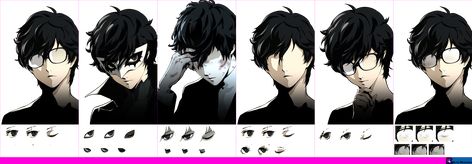 The Spriters Resource - Full Sheet View - Persona 5 Royal - Dialogue Menu Portraits Shin Megami Tensei 3, Persona 5 Royal, Cartoon Silhouette, Flower Cartoon, Megami Tensei, Shin Megami Tensei, Color Help, Character Sheet, Persona 5