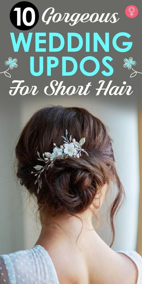 Simple Updos For Wedding, Shoulder Length Wedding Hairstyles Updo, Maid Of Honour Hairstyles Updo, Up Dos For Short Hair Wedding, Maid Of Honour Hairstyles, Maid Of Honor Hairstyles Updo, Romantic Short Hair, Wedding Updos For Short Hair, Wedding Hairdos