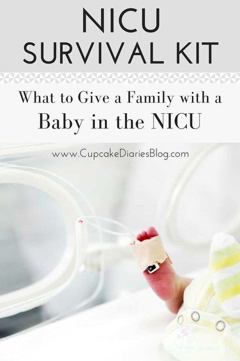 NICU Survival Kit: What to Give a Family with a Baby in the NICU Premie Baby, Cupcake Diaries, Care Package Baby, Pregnancy Hacks, Baby Shower Host, Child Life Specialist, Mom Care, Baby Shower Gift Basket, Preemie Babies