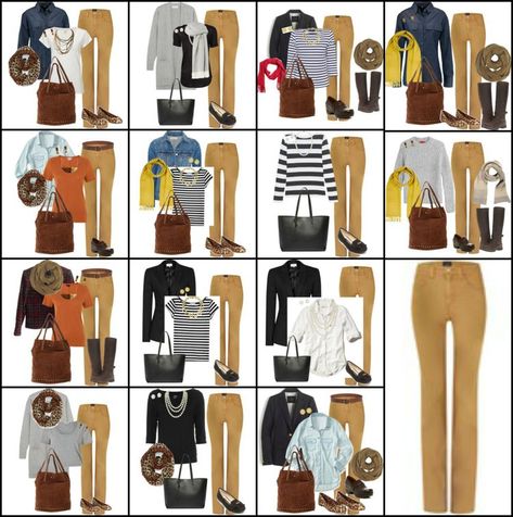 Camel pants Ways To Style Khaki Pants, Cognac Pants Outfit Fall, Yellow Khaki Pants Outfit, How To Style Mustard Pants, Styling Mustard Pants, Mustard Yellow Pants Outfit Fall, What To Wear With Mustard Colored Pants, How To Wear Mustard Yellow Pants, Mustard Yellow And Black Outfit