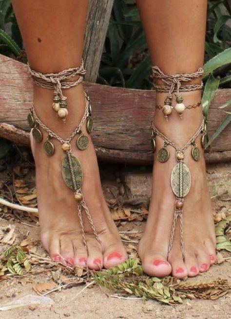 Macrame Anklet, African Bracelet, African Sandals, Hemp Macrame, Hippie Sandals, Festival Mode, African Bracelets, Bohemian Wrap, Yoga Shoes