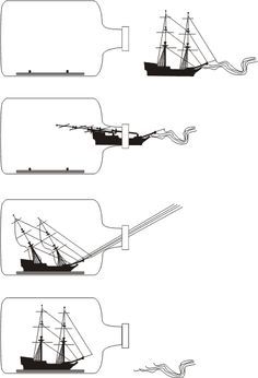 Ship in a bottle! My dad made tons of these!! The real thing!! Boat In A Bottle, Ship In Bottle, Ship In A Bottle, Yacht Model, Model Ship Building, Build Your Own Boat, Salt Air, Best Boats, Beach Diy