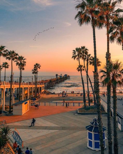 Oceanside, California 🌊🌴 📷: [instagram.com/ryvision] Oceanside Beach, Encinitas California, Oceanside California, Georgina Rodriguez, Venice California, California Summer, City Vibes, Adventure Travel Explore, Los Angles