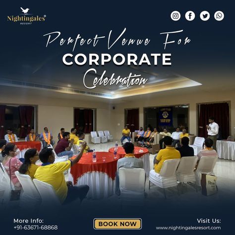 Corporate Celebration, Advertising Campaign Design, Event Planning Proposal, Big Sales Banner, Hotel Ads, Digital Advertising Design, Event Management Services, Free Psd Flyer Templates, Corporate Meeting