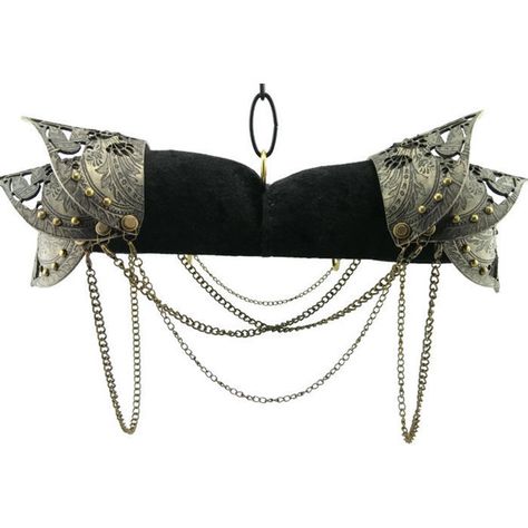 Golden Leather Epaulettes - Edgy Shoulder Armor - Fantasy Shoulder... ($189) ❤ liked on Polyvore featuring armour Leather Epaulettes, Shoulder Jewelry, Laser Engraved Leather, Diesel Punk, Female Armor, Cosplay Armor, Tauriel, Shoulder Armor, Leather Armor