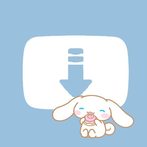 App Icon Cinnamoroll, Astetic Apps Icon, Cinnamonroll Icons, Cinnamoroll Icon, Settings App Icon, Ios Themes, Blue Cartoon, Ipad Aesthetic, Icons App