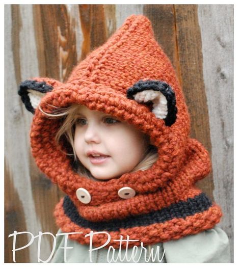 Designer Spotlight: More Than 45 Of The Very Best Knit & Crochet Fox Patterns … A Collection Of My Favorites! - KnitHacker Fox Scarf, Cat Eared Beanie, Baby Winter Hats, Kids Winter Hats, Fox Hat, Handmade Beanies, Fall Knitting, Wool Hat Knit, Velvet Hat