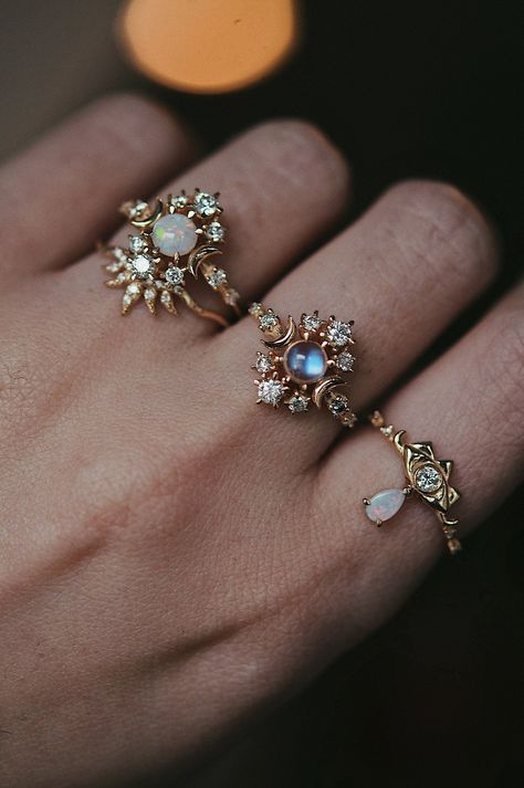 Rings by Sofia Zakia Jewelry on Etsy Diy Jewelry Projects, Engagement Ring Rose Gold, Ring Vintage, Pretty Jewellery, Schmuck Design, Jewelry Projects, Morganite, Accessories Jewelry, Bling Bling