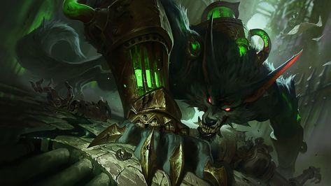 Warwick LoL Splash Art League of Legends lol Warwick, league of legends Warwick Skins, Warwick Lol, Nami League Of Legends, League Of Legends Live, League Legends, Lol Champions, Werewolf Art, Rpg Dice, Lol League Of Legends