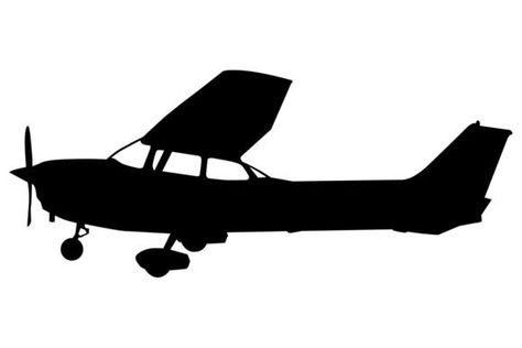 Plane Silhouette, Aviation Education, Airplane Propeller, Cessna 172, Silhouette Pictures, Photography 101, Small Engine, Vintage Aircraft, Aircraft Design