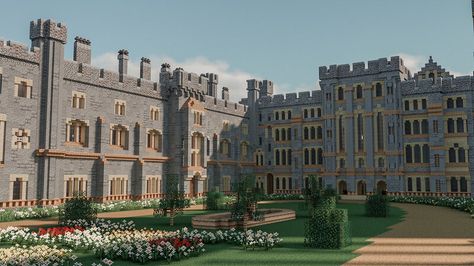 Minecraft Castle Blueprints, Castle Layout, Minecraft School, Arundel Castle, Minecraft Castle, Minecraft Medieval, Minecraft City, Minecraft Plans, Minecraft Map