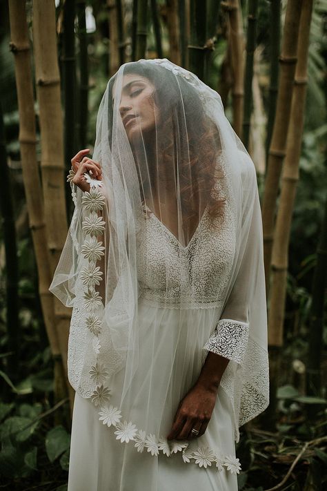 Hippy Flower Child | A Dreamy Bohemian 1970’s Inspired Wedding Shoot Barnyard Wedding, 1970s Wedding, Festival Bride, Hippie Wedding, Retro Wedding, Morning Wedding, Wedding Veil, Wedding Dress Inspiration, Bohemian Wedding