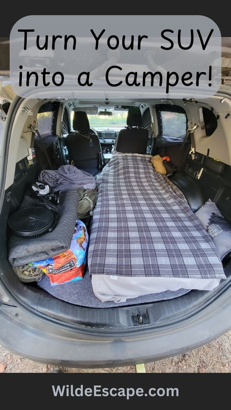 Camping in comfort with a custom-built platform, I did this in two days and couldn't be happier. Diy Bed Platform, Rav4 Camping, Comfortable Camping, Bed Platform, Camping Experience, Car Camping, Diy Bed, Toyota Rav4, Camping Trips