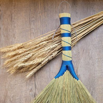 Making Brooms, Broom Making Diy, Broom Making, Homemade Broomstick, Diy Nature Witch Broom, Broom Making Supplies, Handmade Broom, Whisk Broom, Broom Corn