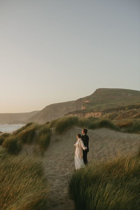 Carmel By The Sea Elopement, Moody Coastal Wedding, Coastal Couple Photoshoot, Point Reyes Wedding, Elopement Activities, Elopement Dinner, Engagement Vibes, Engagement Photo Shoot Beach, Dream Elopement