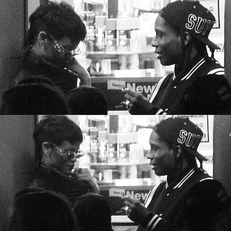 Rih & Asap Rihanna Fashion Killa, Asap Rocky Fashion Killa, Asap Rocky Rihanna, Purple Blonde, Rihanna Outfits, Outfit Essentials, Rihanna Style, Video Shoot, Couples Vibe