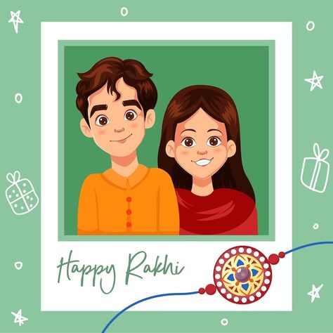 Happy Raksha Bandhan Aesthetic, Raksha Bandhan Frame, Rakhi Bandhan Drawing, Happy Rakshabandhan Cards, Raksha Bandhan Stickers, Raksha Bandhan Painting, Raksha Bandhan Creative Post, Rakshabandhan Stickers, Happy Rakshabandhan Stickers