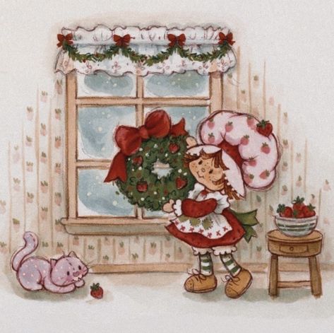 Strawberry Shortcake Christmas, Strawberry Shortcake Vintage, Strawberry Shortcake Pictures, Christmas Strawberry, Berry Shortcake, Strawberry Shortcake Cartoon, Short Cake, Strawberry Shortcake Characters, Strawberry Shortcake Doll