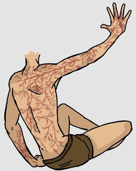 Zombie Acopalypse Oc, Draw Burn Scars Reference, Zombie Apocalypse Drawing Reference, Infected Character Design, Zombie Types Ideas, Top Surgery Scars Design Drawing, Human Ghost Drawing, Post Apocalypse Character Art, Character Scar Ideas