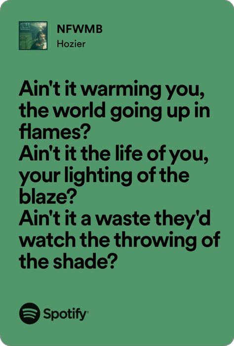 Nfwmb Hozier, Hozier Lyrics, Lyrics Spotify, Hozier, Music Wallpaper, Lyric Quotes, Music Lyrics, Cool Words, Poetry