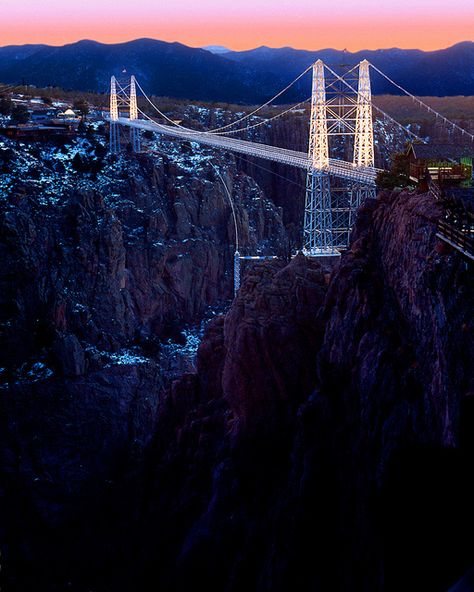 The Royal Gorge Bridge is the highest suspension bridge in North America! by Visit Colorado, via Flickr Colorado Springs Hotels, Royal Gorge Colorado, Colorado Pictures, Royal Gorge Bridge, America Pictures, Games Sign, Royal Gorge, Colorado Living, Visit Colorado