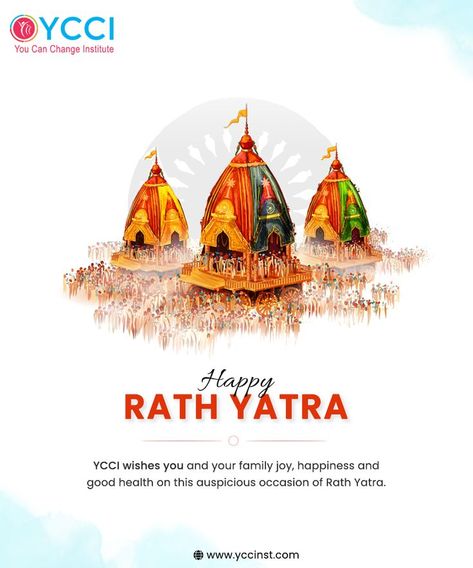 Ycci wishes you and your family joy, happiness and good health on this auspicious occasion of rath yatra. #JaiJagannath #RathYatra #JagannathPuri #RathYatra2022 #YCCI Happy Rath Yatra, Wedding Card Design Indian, Rath Yatra, New Rangoli Designs, Happy New Year Greetings, Books For Self Improvement, New Year Greetings, Wedding Card Design, Good Health