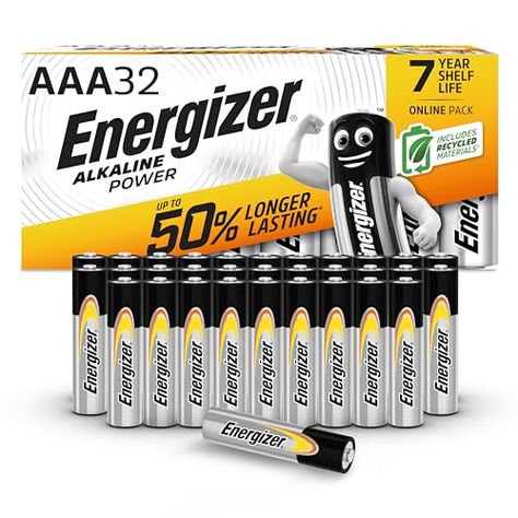 Energizer AAA Batteries, Alkaline Power, Triple A Battery Pack, 32 Pack (Packaging May Vary) Triple A Battery, Cinema Camera, Game Controllers, Technology Accessories, Charger Accessories, Video Games Pc, Aaa Batteries, Wearable Technology, Home Tv