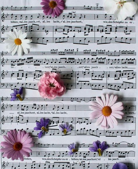 Spring sheet music Pianist Aesthetic, Dorothea Arnault, Bailey Brown, Music Manuscript, Spring Music, Music Inspiration, Music Illustration, Ipad Background, Music Sing