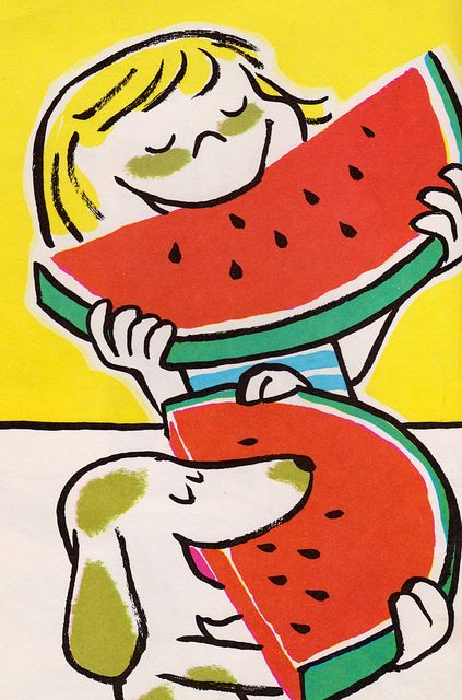 Mid Century Illustration, Summer Illustration, 캐릭터 드로잉, Children's Picture Books, Vintage Children's Books, Retro Illustration, Childrens Illustrations, Children's Book Illustration, Children Illustration