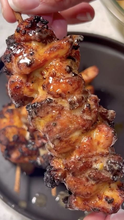 Lemon Pepper Chicken Skewers, Pheasant Recipes, Chicken Skewer Recipe, Beef Pasta, Skewer Recipes, Gourmet Dinner, Lemon Pepper Chicken, Pepper Chicken, Air Fryer Dinner Recipes