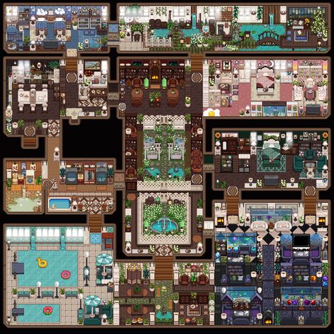 Stardew House, Farm Room, Stardew Valley Layout, Stardew Valley Tips, Stardew Valley Farms, Star Valley, Relaxing Game, Sims House Design, Aesthetic Shop