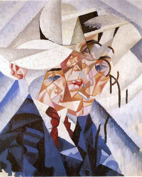 Gino Severini, Italian Futurism, Self Portrait Artists, Futurism Art, Italian Painters, Futurism, Italian Art, Portrait Artist, Cubism