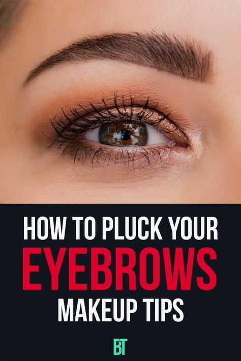 Tips for Beginners for plucking your eyebrows perfectly. How to pluck your eyebrows at home, painlessly. 10 Essential Makeup tips. #makeup #beauty #eyebrows How To Pluck Eyebrows, Pluck Eyebrows, Eyebrows Step By Step, Eyebrows At Home, Plucking Eyebrows, Contour Makeup Tutorial, Eyebrow Hacks, Aloe Vera Face Mask, Coconut Oil For Face