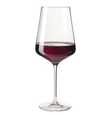 Puccini Wine glass - For Bordeaux Transparent by Leonardo Glass Crafts, Glass Set, Crystal Glass, Red Wine, Wine Glass, Alcoholic Drinks, Stoneware, Wine, Tableware