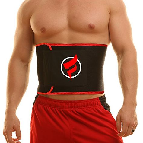 Fitru Waist Trimmer Sauna Ab Belt for Women & Men - Waist Trainer Stomach Wrap Stomach Wrap, Sauna Waist Trainer, Waist Trainer For Men, Waist Trimmer Belt, Best Waist Trainer, Waist Trainer Vest, Sweat Belt, Flatten Tummy, Body Sweat