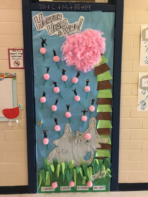 Horton Hears A Who Classroom Decorations, Horton Hears A Who Decorations, Dr Suess Hallway Decorations, Horton Hears A Who Bulletin Board, Horton Hears A Who Door Decoration, Dr Seuss Hallway Decorations, Dr Suess Door Ideas, Dr Seuss Door Decorating Ideas Teachers, Horton Hears A Who Party