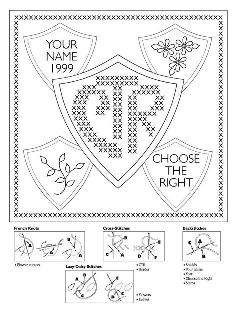 Lds Lego Patterns, Lds String Art, Lds Cross Stitch Patterns, Christian Cross Stitch Bookmark Patterns Free, Lds Cross Stitch, Notre Dame Cross Stitch, Lds Crafts, Activity Day Girls, Embroidery Hoop Crafts